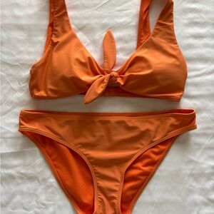 Hollister orange Bikini Set